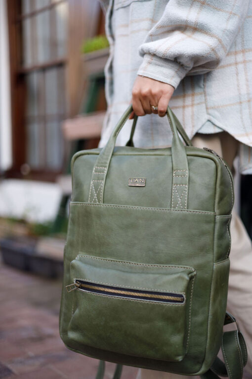 Charlie olive backpack