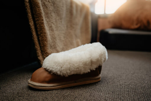 Sheepskin slippers