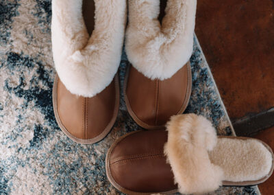 Sheepskin slippers