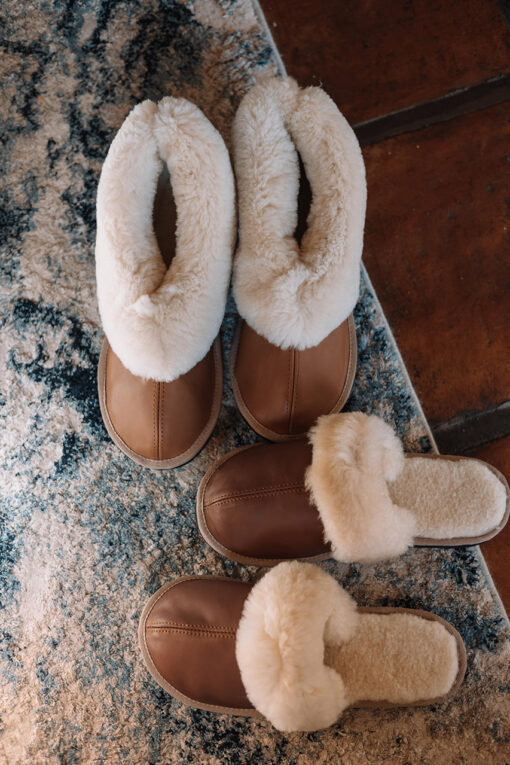 Sheepskin slippers