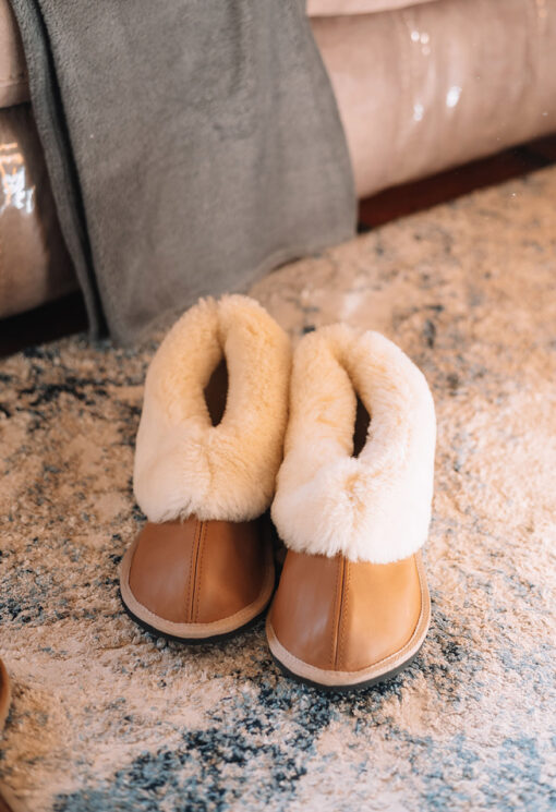 Sheepskin slippers