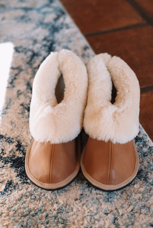 Sheepskin slippers