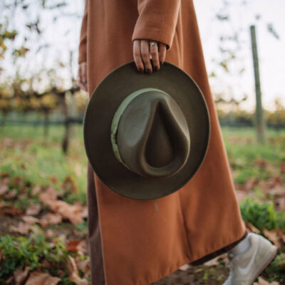Ranger Felt Fedora Hat Olive